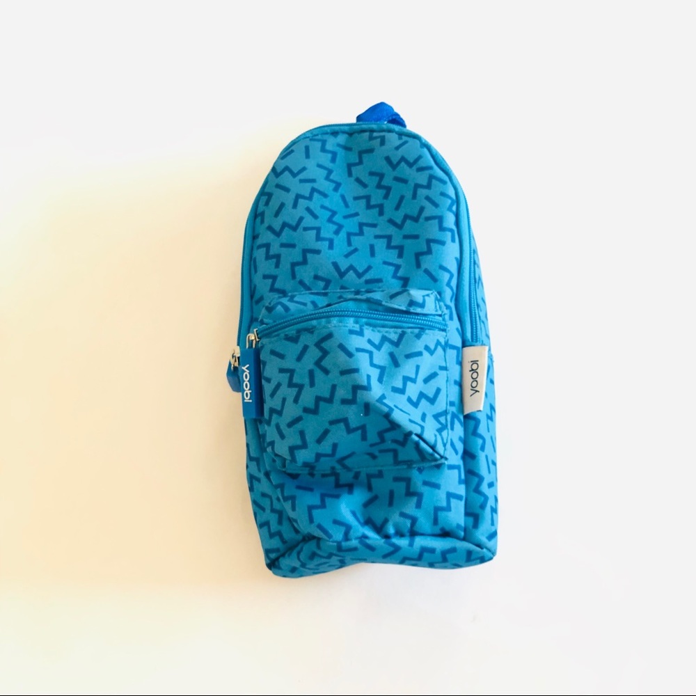 Yoobi Blue Mini Backpack Pencil Holder